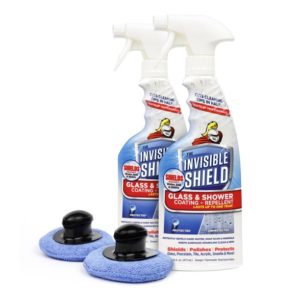 Invisible Shield Glass & Shower Coating + Repellent Spray with value polisher pad